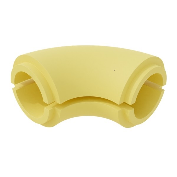 Отвод 90 градусов ППУ 57x80 мм без покрытия