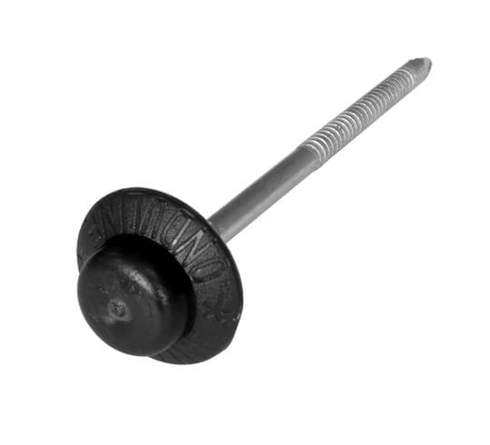 Гвозди с литыми шляпками Ондулин 75 мм, 100 шт., черные