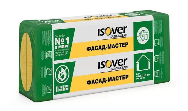 Утеплитель Изовер Фасад Мастер 1000х600х140 мм, 3 шт. уп