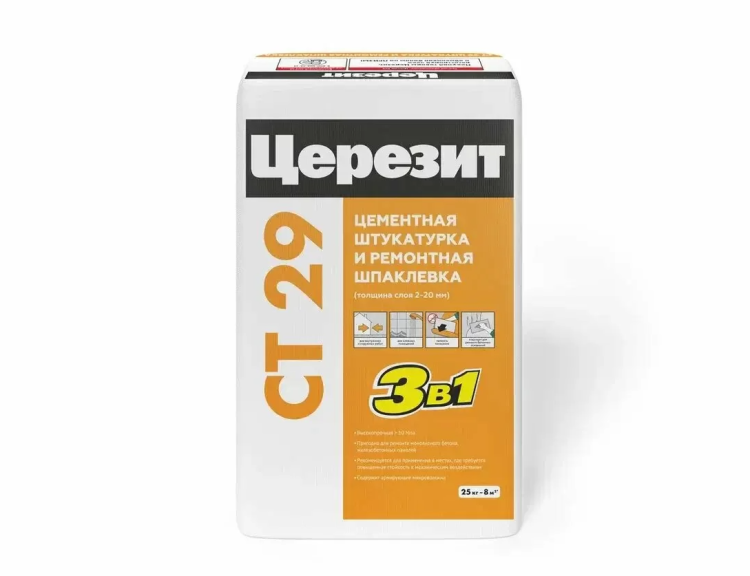 Ceresit СТ 29 Штукат и ремонтн шпакл Россия (25кг)
