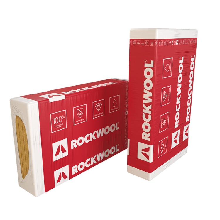 Утеплитель Rockwool Фасад Баттс Оптима 1000х600х300 мм, 2 шт. уп