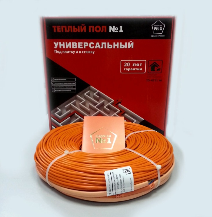 Нагревательная секция "Теплый пол №1" СТСП-21,4-300