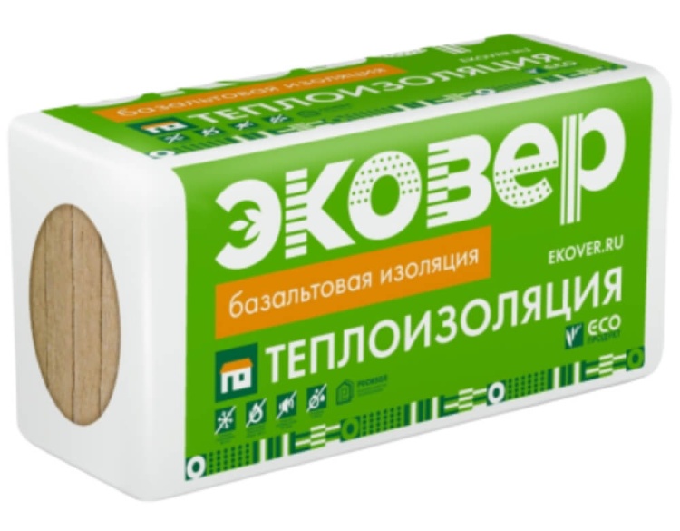 Утеплитель Эковер ЭкоФасад Стандарт 1000х600х100 мм, 4 шт. уп.