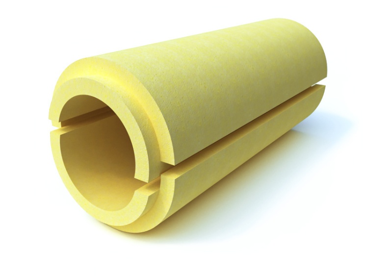 Скорлупа  для теплоизоляции труб ППУ С 1000х57х40 мм