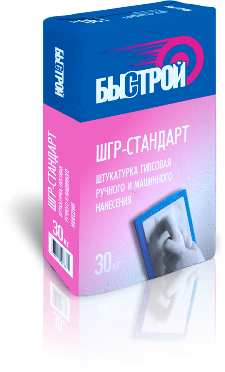БЫСТРОЙ Штукатурка гипс  ШГР-стандарт (30кг)