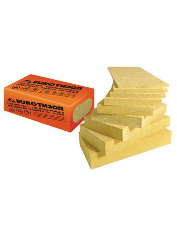 Утеплитель Тизол Евро-Вент 80 1000х600х80 мм, 5 шт. уп