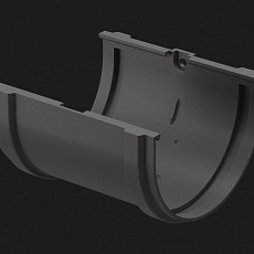 Соединитель желобов Premium  Döcke Графит